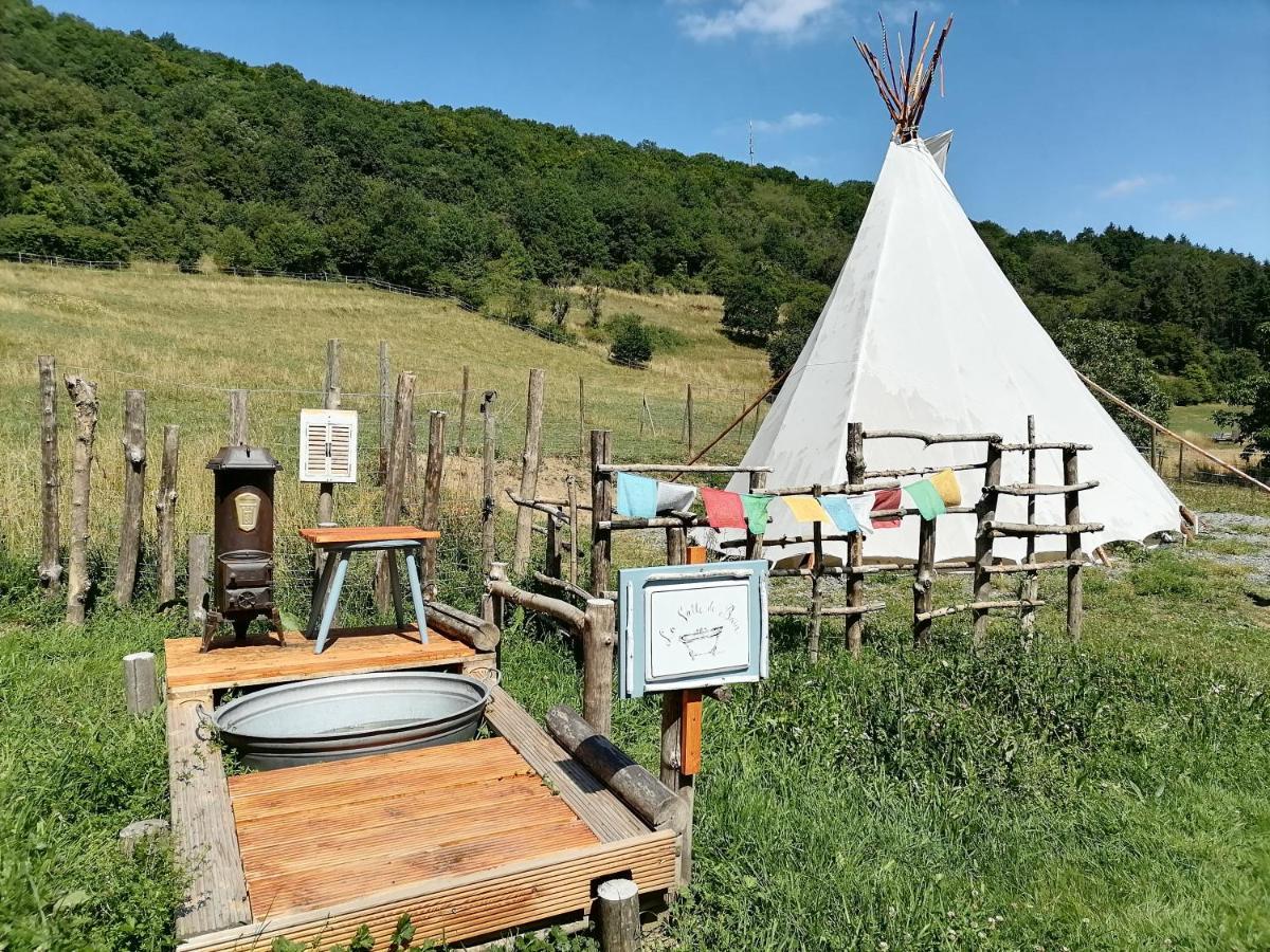 Zuruck Zur Natur - Urlaub Im Zirkuswagen, Sommeratelier Oder Schindelwagen Adenbach Dış mekan fotoğraf